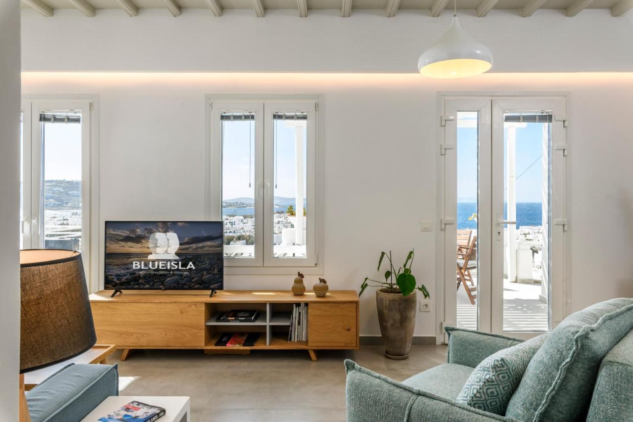 Blueisla Modern Town Mykonos Villa Mykonos Town Buitenkant foto